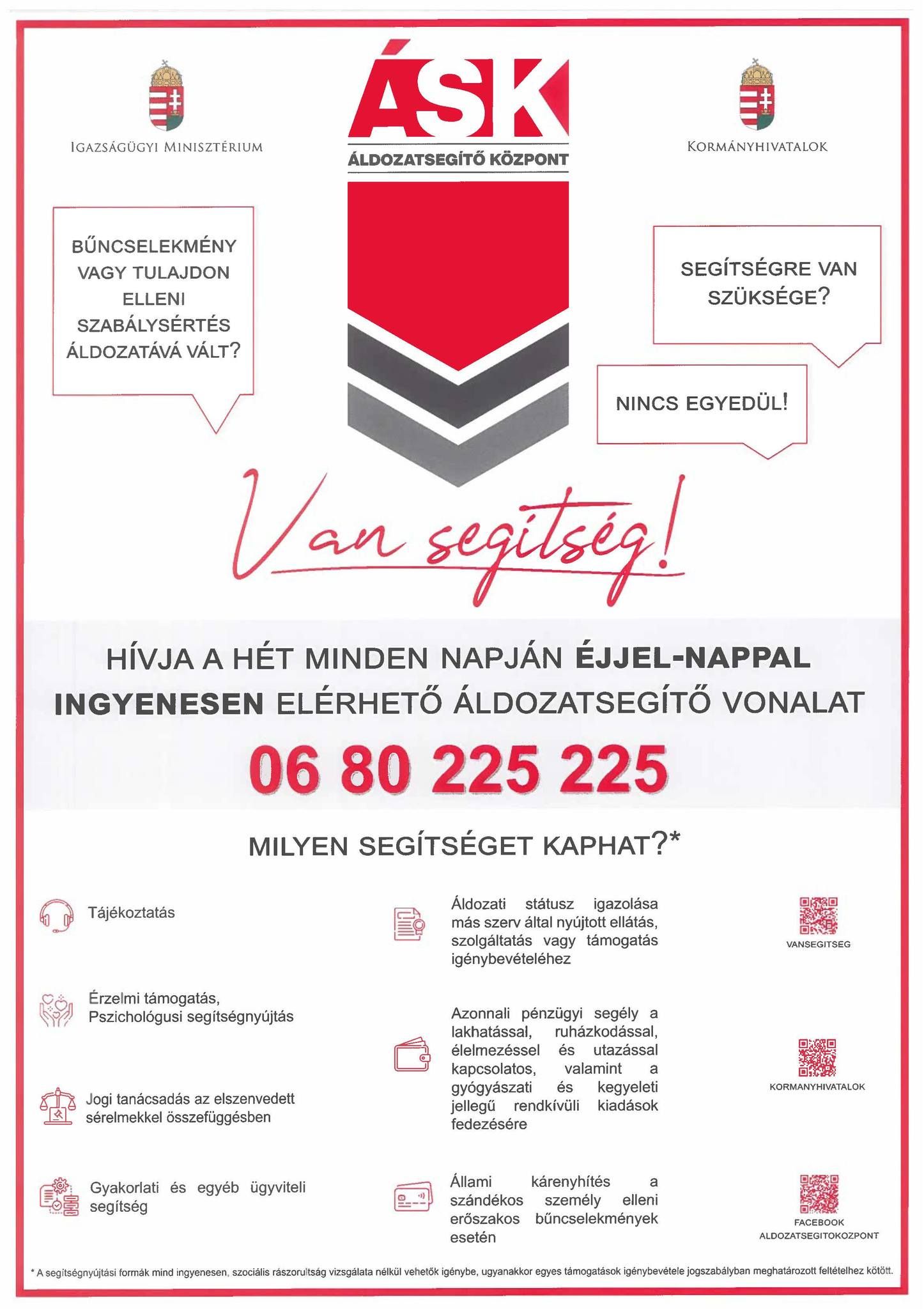 Van segítség! - Február 22-e a bűncselekmények áldozatainak napja